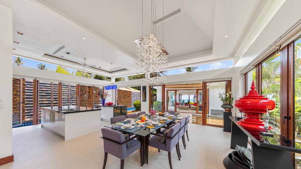Villa Chi Samui at Lotus Samui - Spacious dining kitchen area